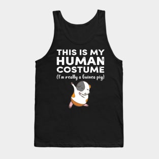 This My Human Costume I’m Really Guinea Pig Halloween (30) Tank Top